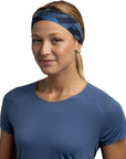 Buff CoolNet UV Slim Headband (Ahin Azure) head