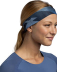 Buff CoolNet UV Slim Headband (Ahin Azure) angle