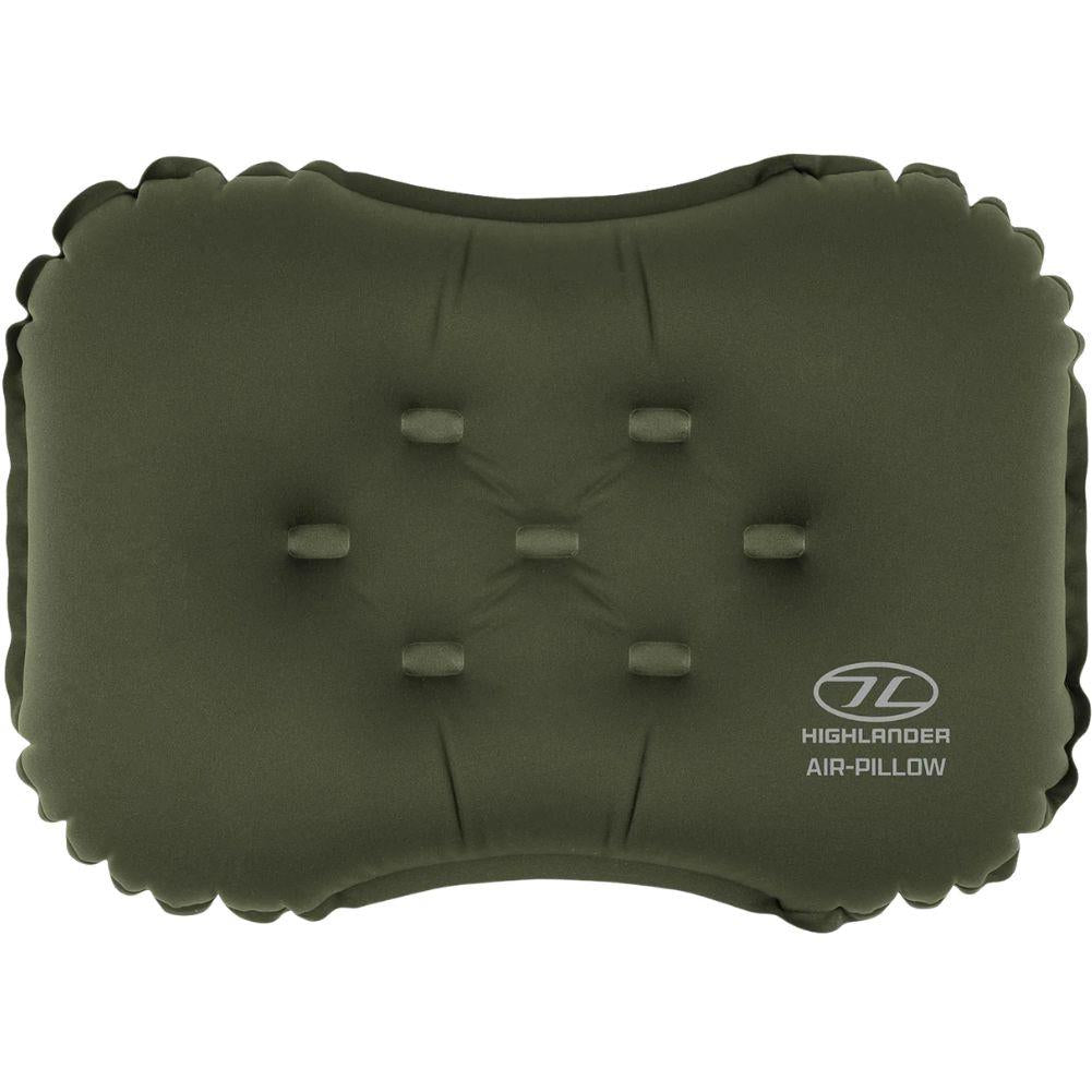 Highlander Nap Pak Camping Air Pillow (Olive)