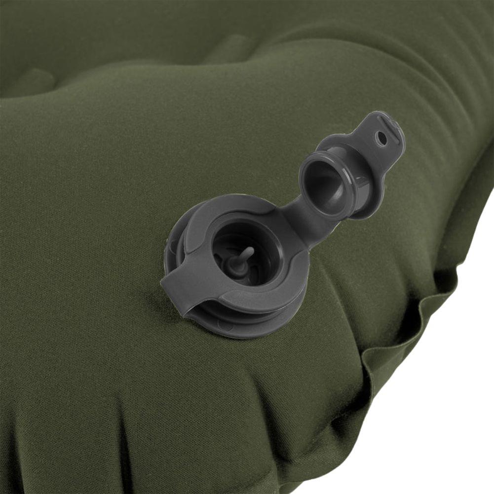 Highlander Nap Pak Camping Air Pillow (Olive) valve