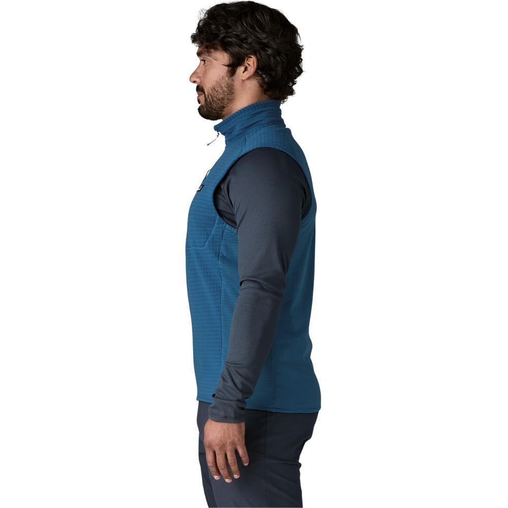 Patagonia Men's R1 Fleece Vest (Aquatic Blue) side