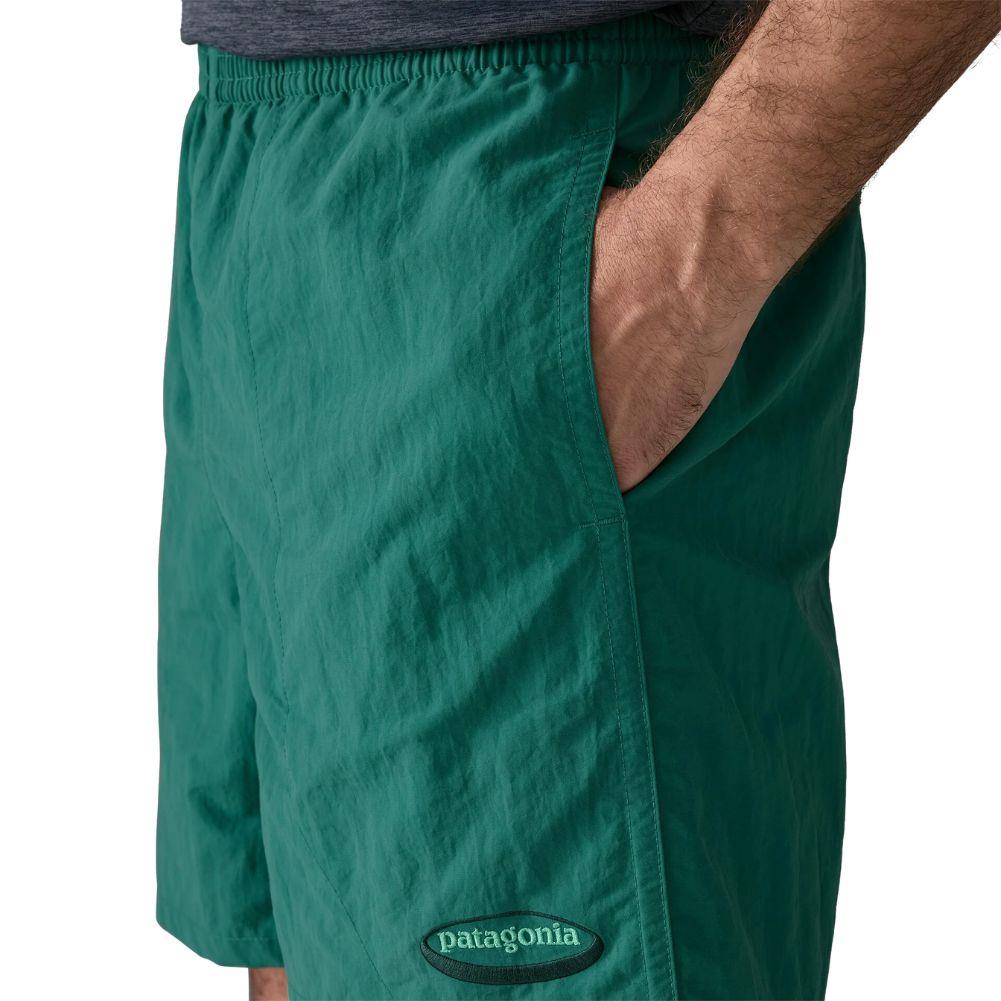 Patagonia Men's Baggies Shorts - 5" ('95 Oval Logo: Gem Green) hand