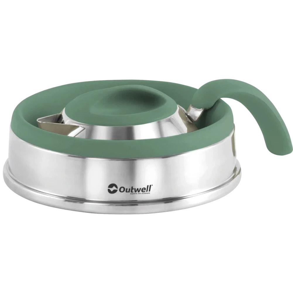 Outwell Collaps Kettle 1.5L (Shadow Green) flat