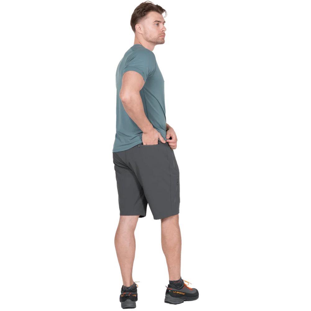 Mountain Equipment Men's Ibex Mountain Short (Anvil Grey) baclk [ockets