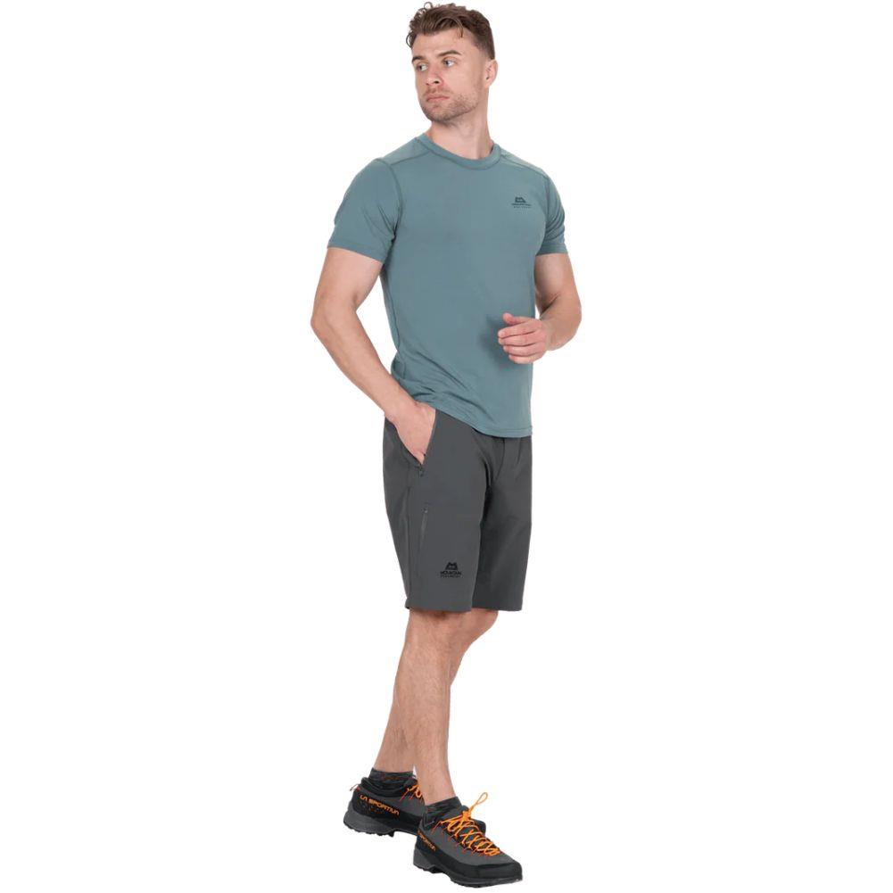 Mountain Equipment Men's Ibex Mountain Short (Anvil Grey) curve