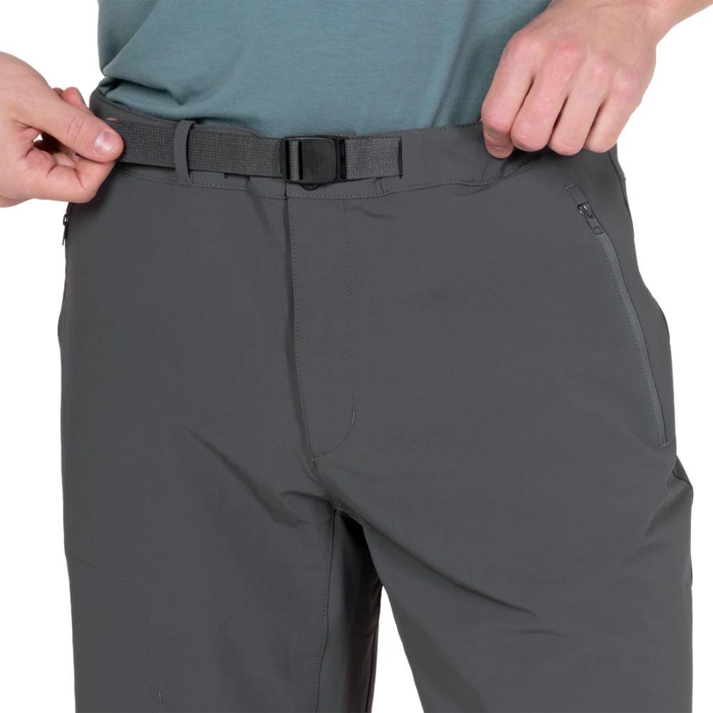 Mountain Equipment Men's Ibex Mountain Short (Anvil Grey) belt