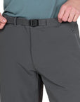 Mountain Equipment Men's Ibex Mountain Short (Anvil Grey) belt