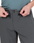 Mountain Equipment Men's Ibex Mountain Short (Anvil Grey) unbuckle