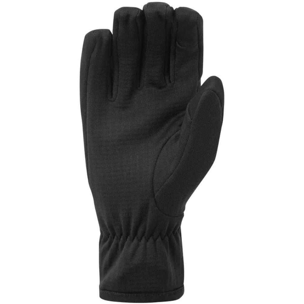 Montane Protium Stretch Fleece Gloves (Black) palm