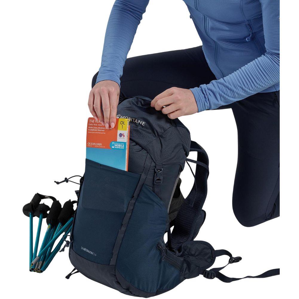 Montane Women's Trailblazer 24L Backpack (Eclipse Blue) map