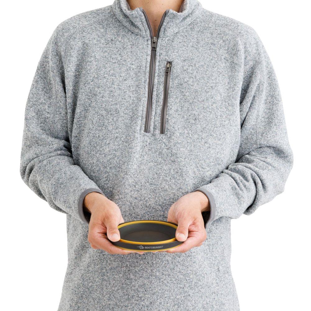 Sea to Summit Frontier UL Collapsible Bowl - Medium (Sulphur Yellow) flat