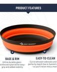 Sea to Summit Frontier UL Collapsible Bowl - Medium (Sulphur Yellow) features
