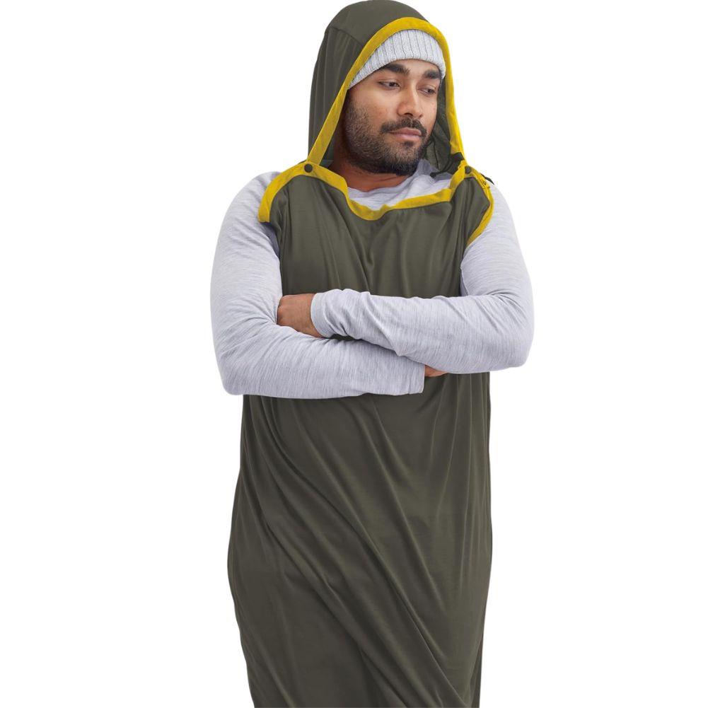 Sea to Summit Reactor Midweight Sleeping Bag Liner - Regular (Beluga) pose