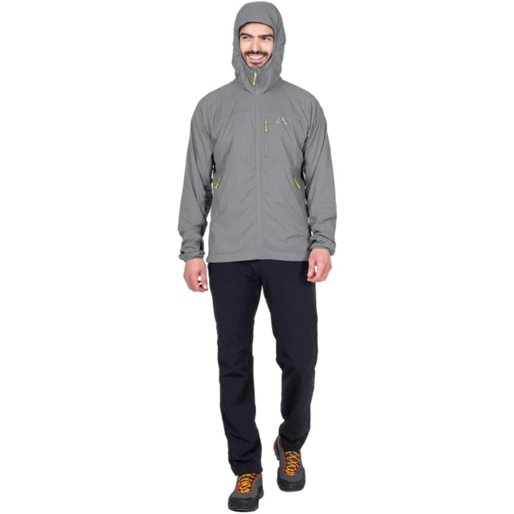 Mountain Equipment Men's Aerotherm Hooded Jacket (Tufa) hood up