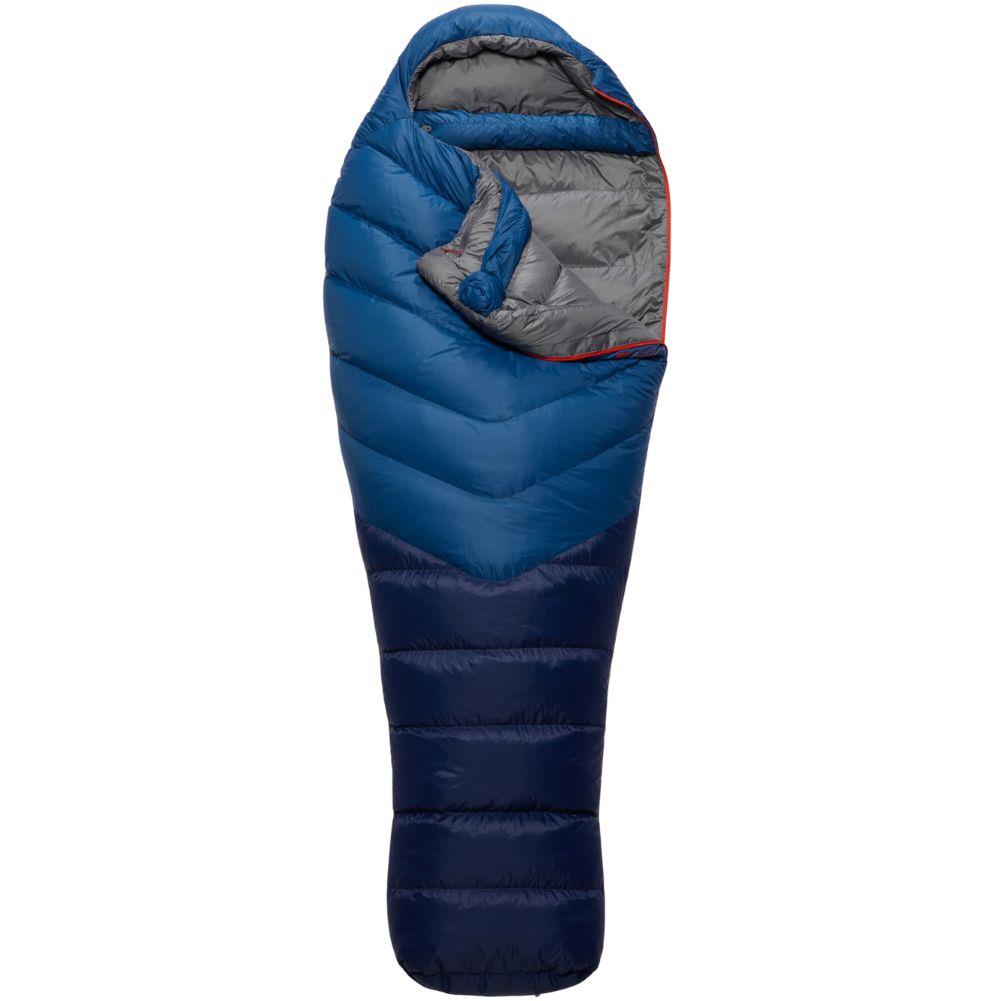 Rab Alpine 400 Regular Sleeping Bag - Left Zip (Ink) flap