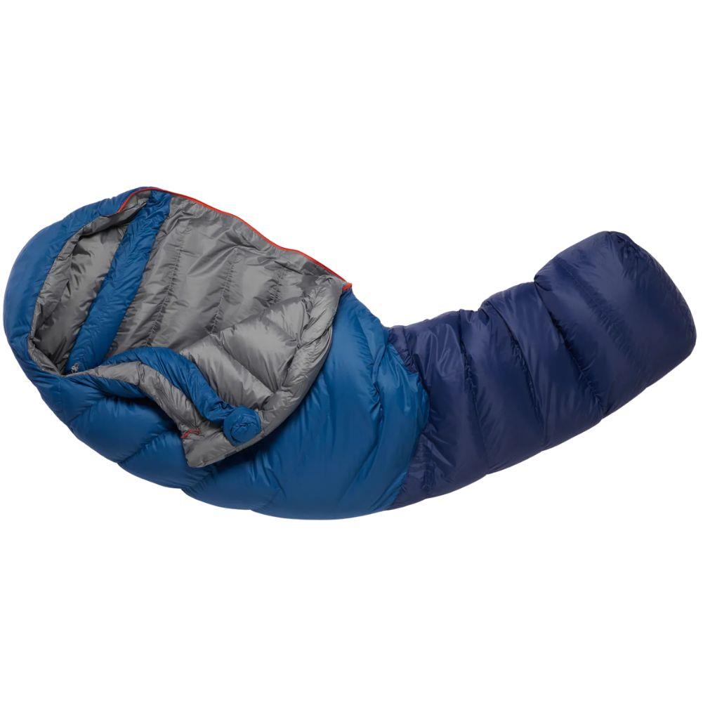 Rab Alpine 400 Regular Sleeping Bag - Left Zip (Ink) curve
