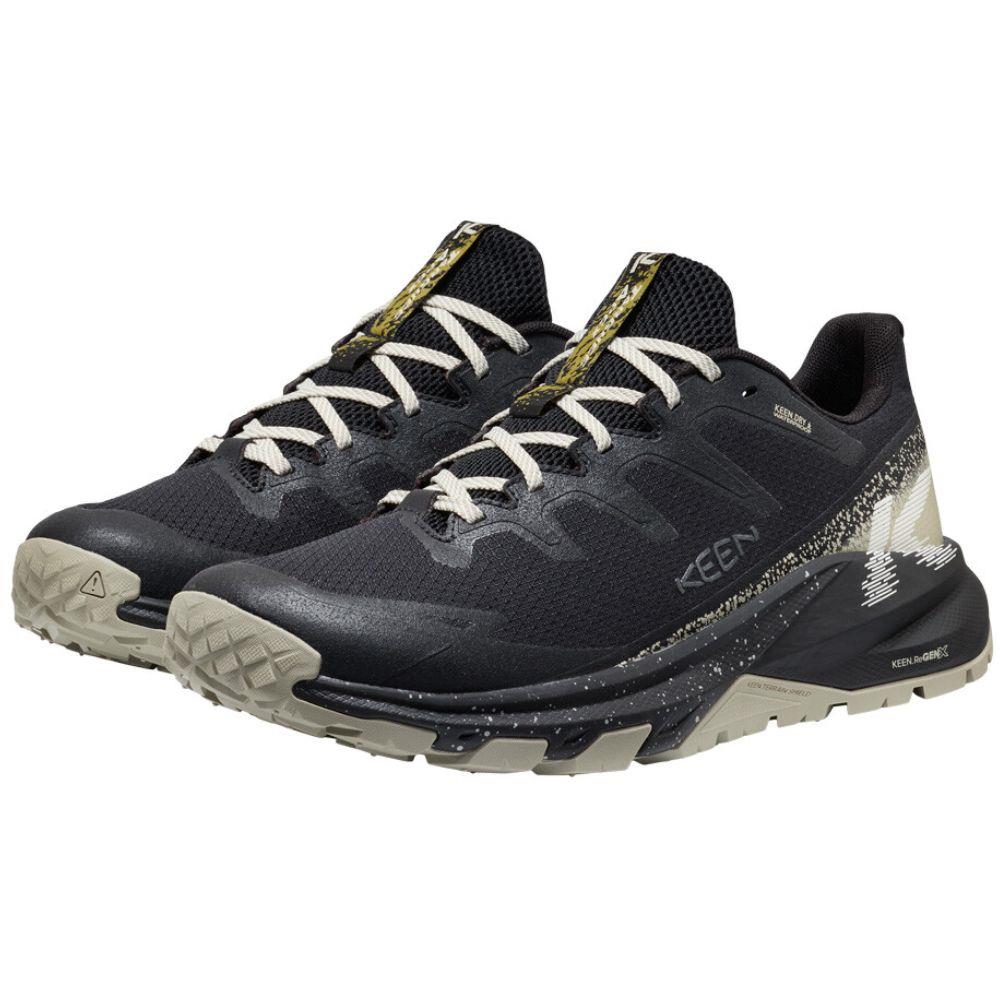 Keen Men's Targhee Apex Waterproof Hiking Shoe (Black/Abbey Stone) pair