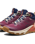 Keen Women's Targhee Apex Waterproof Hiking Boot (Fig/Burnt Brick) pair left