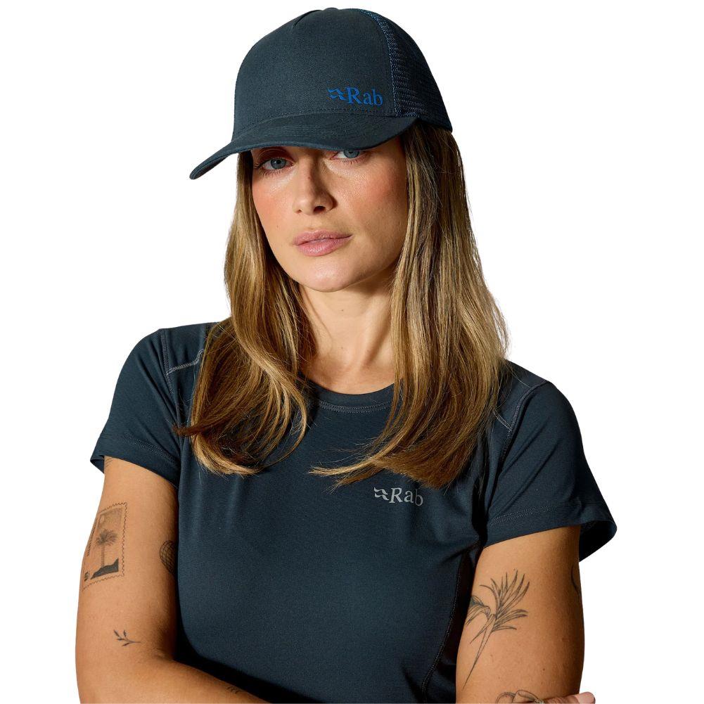 Rab Trucker Logo Cap (Tempest Blue) front