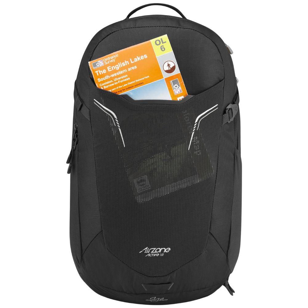 Lowe Alpine AirZone Active 18L Day Pack (Black) map