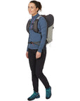 Rab Latok 20L Mountain Pack (Pewter/Graphene) front angle