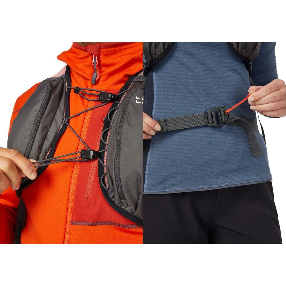 Rab Latok 20L Mountain Pack (Pewter/Graphene) straps
