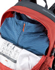 Rab Protium 27L Day Pack (Tuscan Red) open