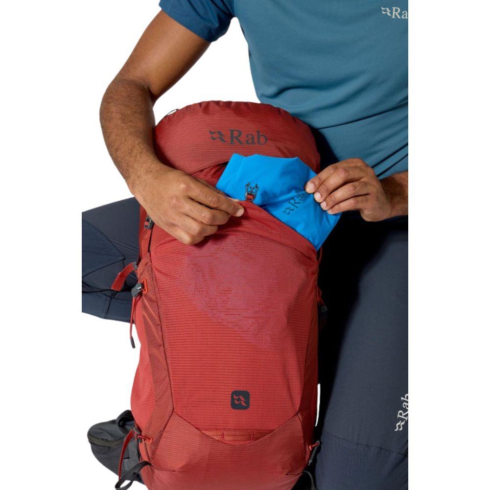 Rab Protium 35L Day Pack (Tuscan Red) inner zipper