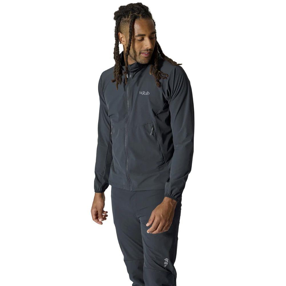 Rab Men's Borealis Hooded Jacket (Beluga) angle