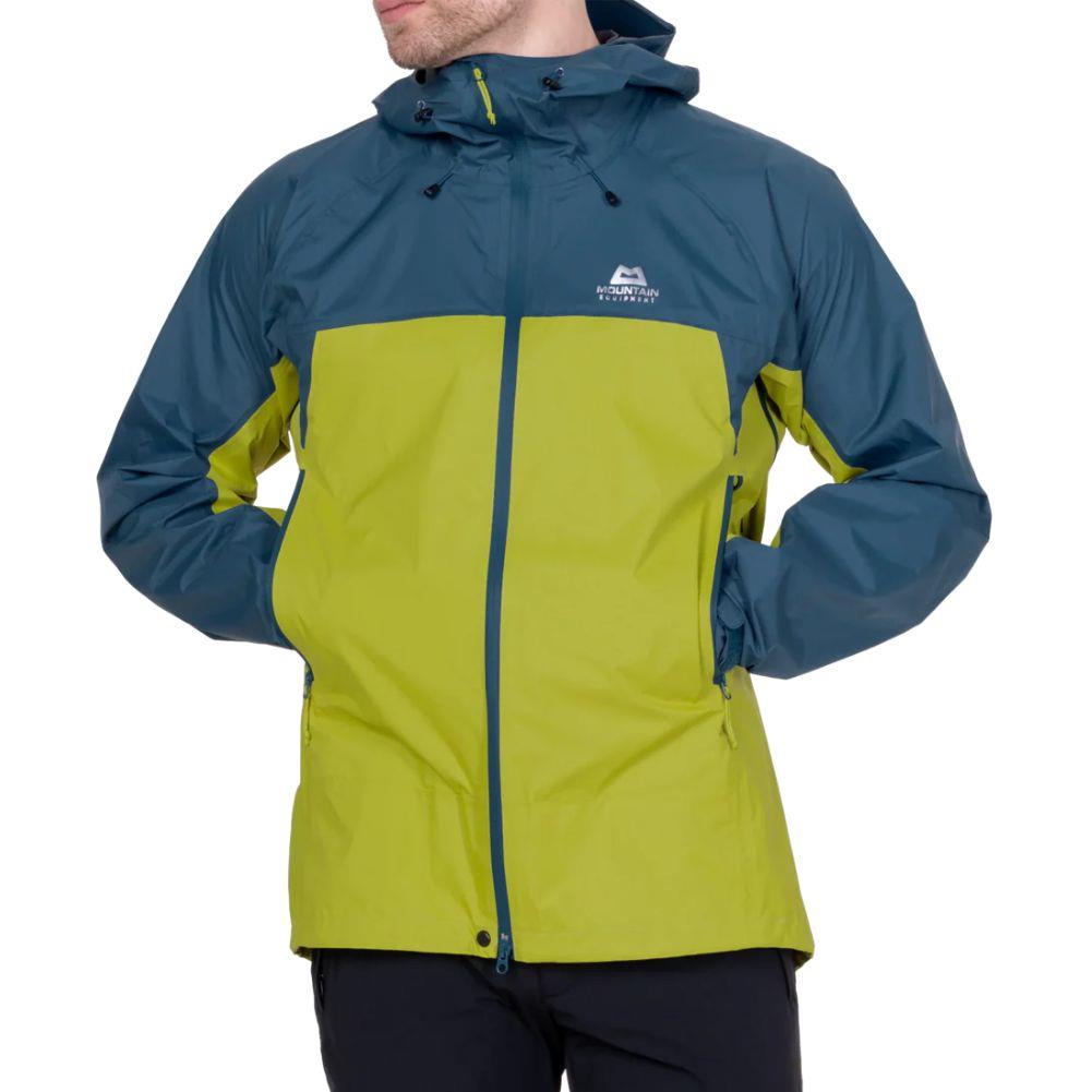 Mountain Equipment Men's Raintower Jacket (Vine/Majolica) hands in pocket