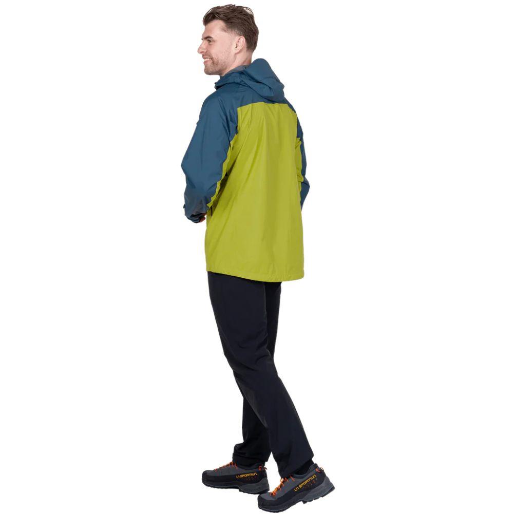 Mountain Equipment Men's Raintower Jacket (Vine/Majolica) back angle