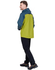 Mountain Equipment Men's Raintower Jacket (Vine/Majolica) back angle