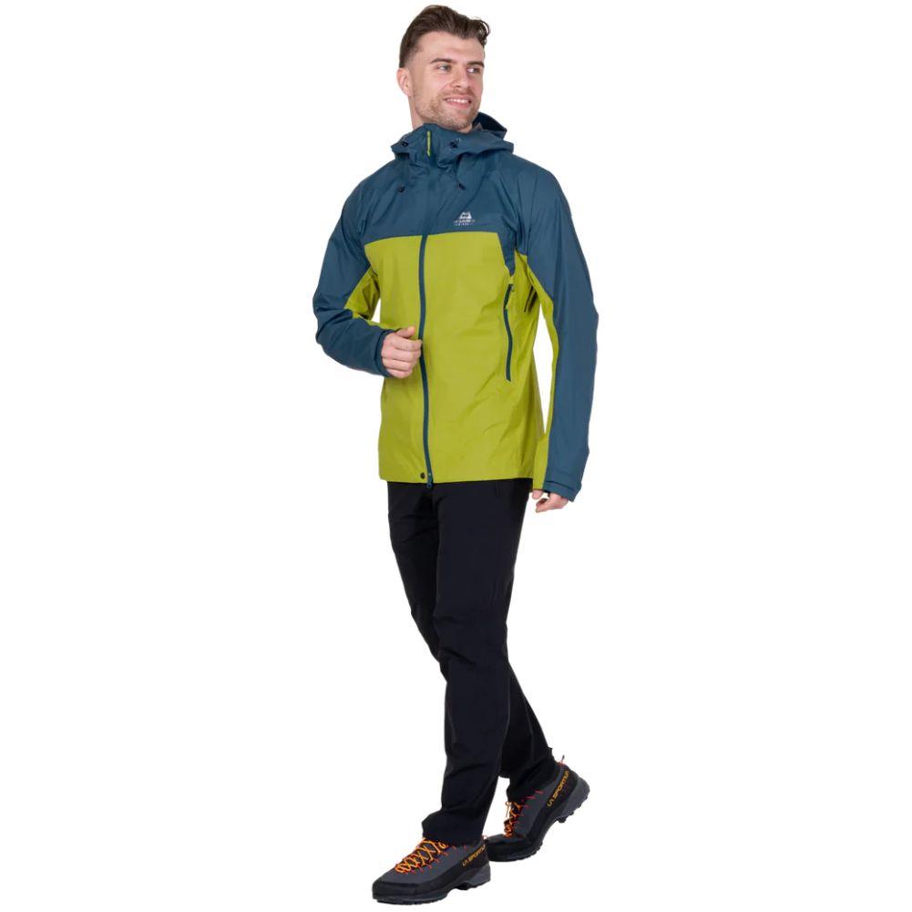Mountain Equipment Men's Raintower Jacket (Vine/Majolica) pose fornt