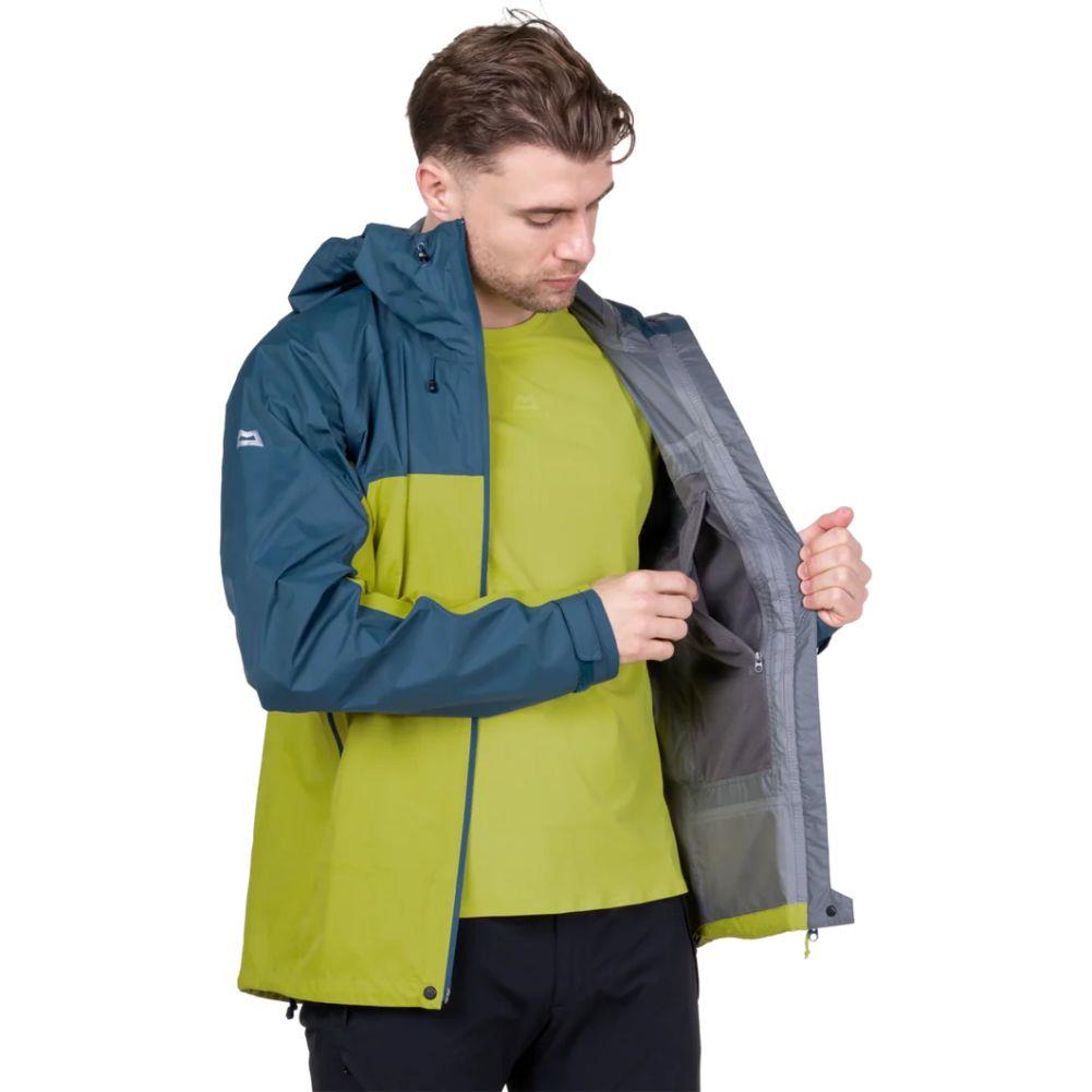 Mountain Equipment Men's Raintower Jacket (Vine/Majolica) inner pocket