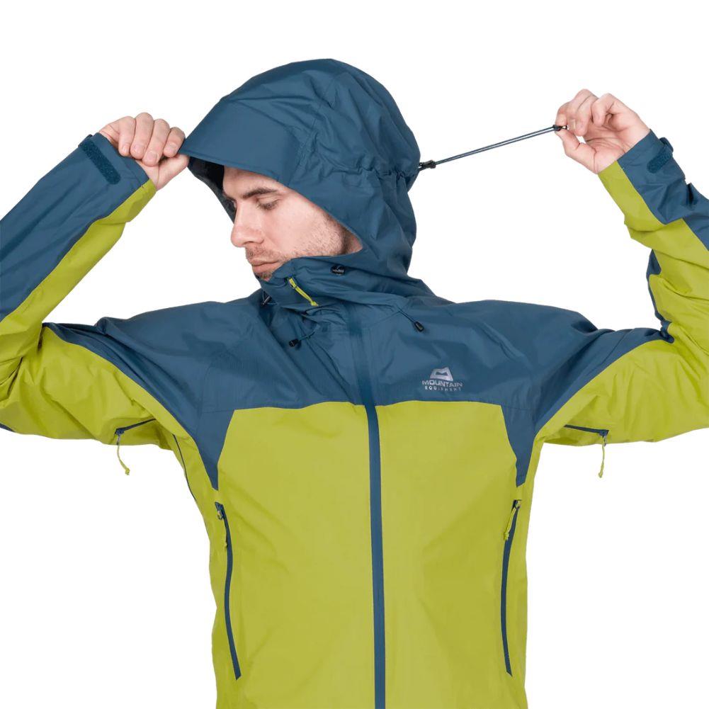 Mountain Equipment Men's Raintower Jacket (Vine/Majolica) Hood