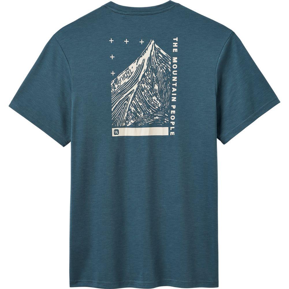 Rab Men's Crimp Esker Tee (Orion Blue) back