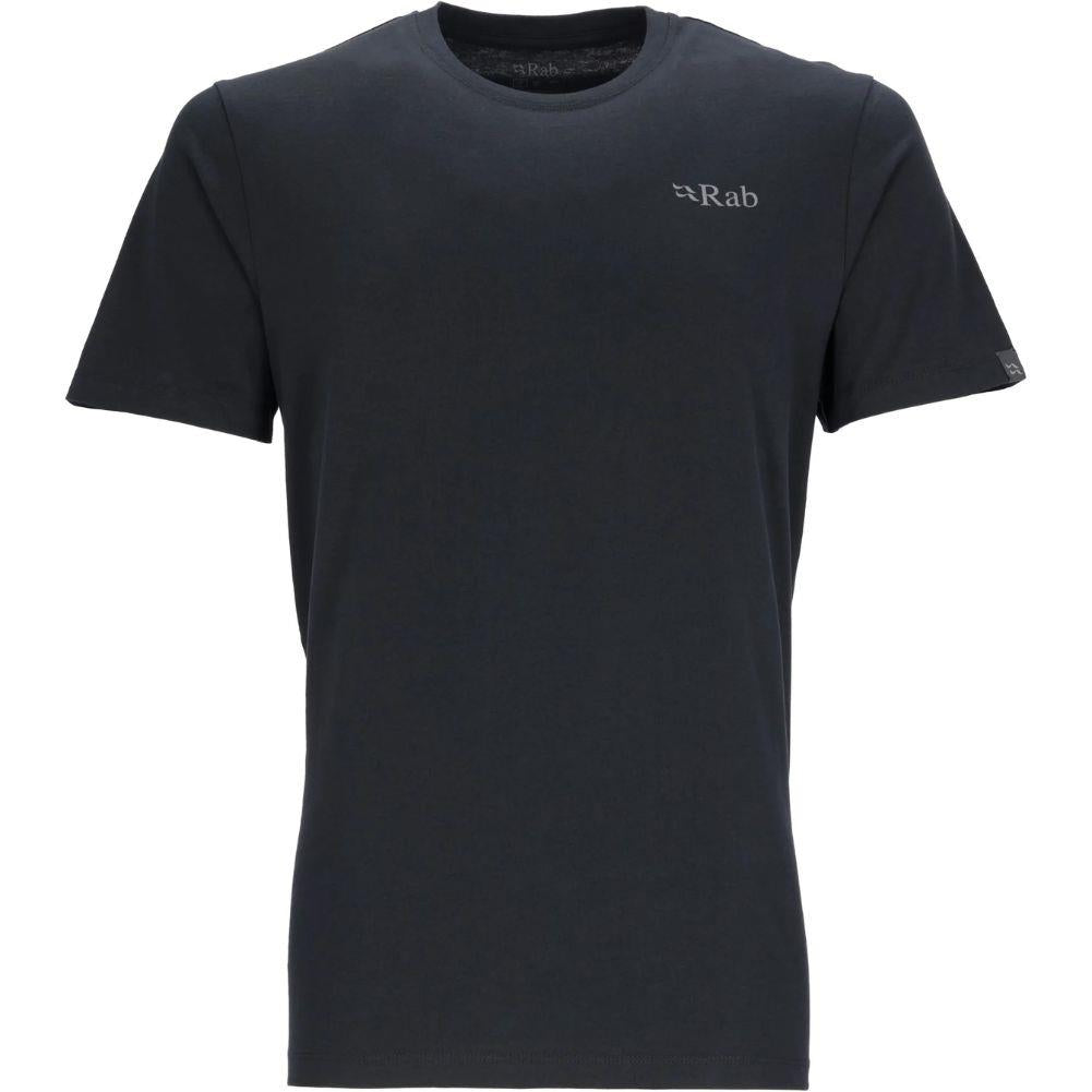 Rab Men's Stance Mountain Peak Tee (Beluga) front