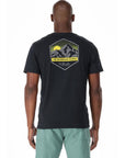 Rab Men's Stance Mountain Peak Tee (Beluga) model back