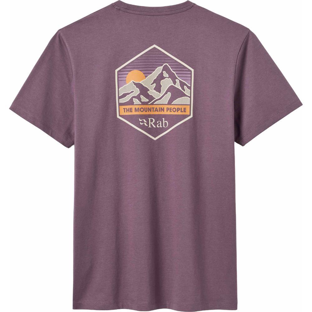 Rab Men's Stance Mountain Peak Tee (Dark Iris) back