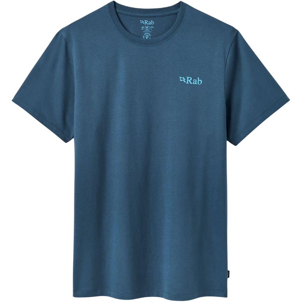 Rab Men's Stance Strata Tee (Tempest Blue) front