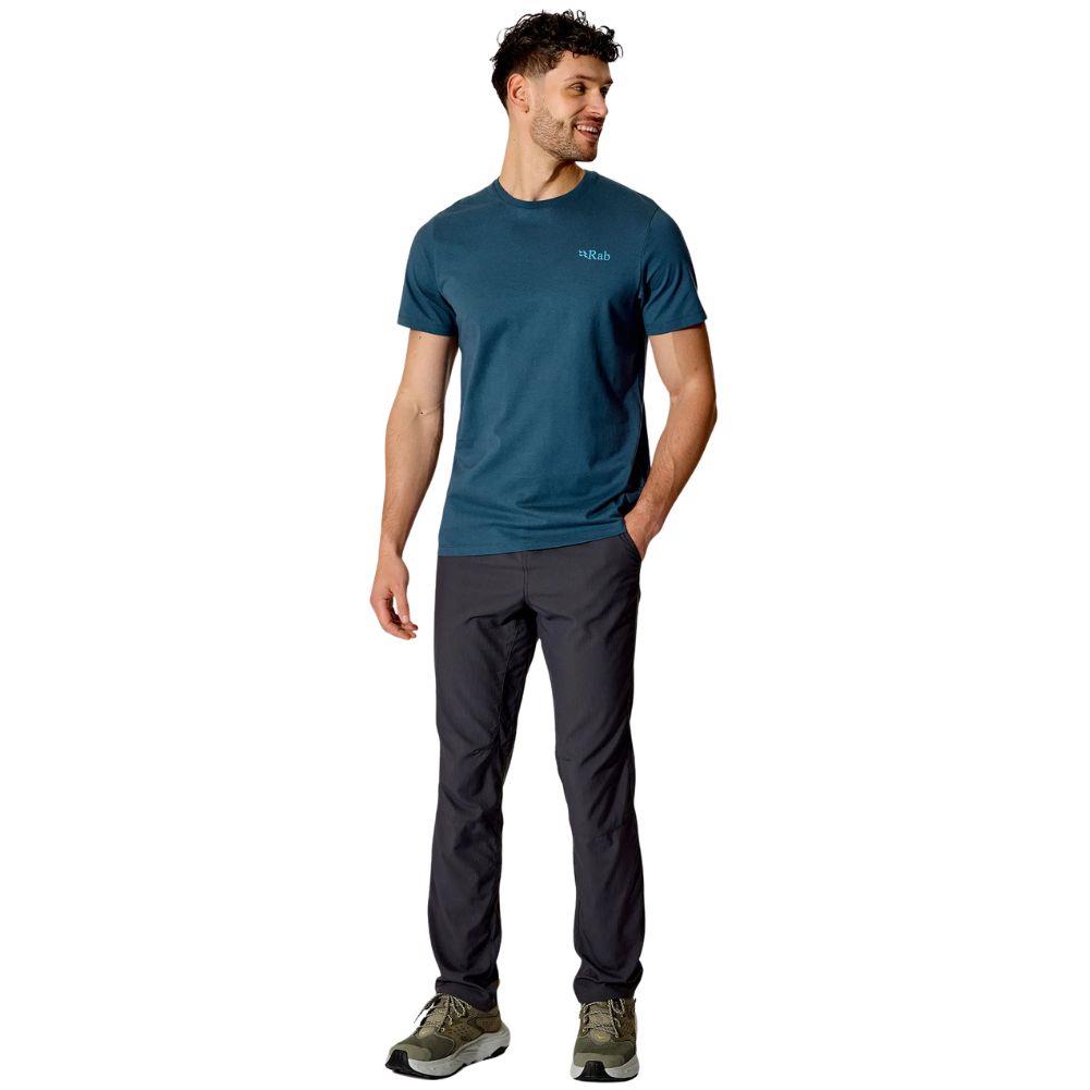 Rab Men's Stance Strata Tee (Tempest Blue) front full