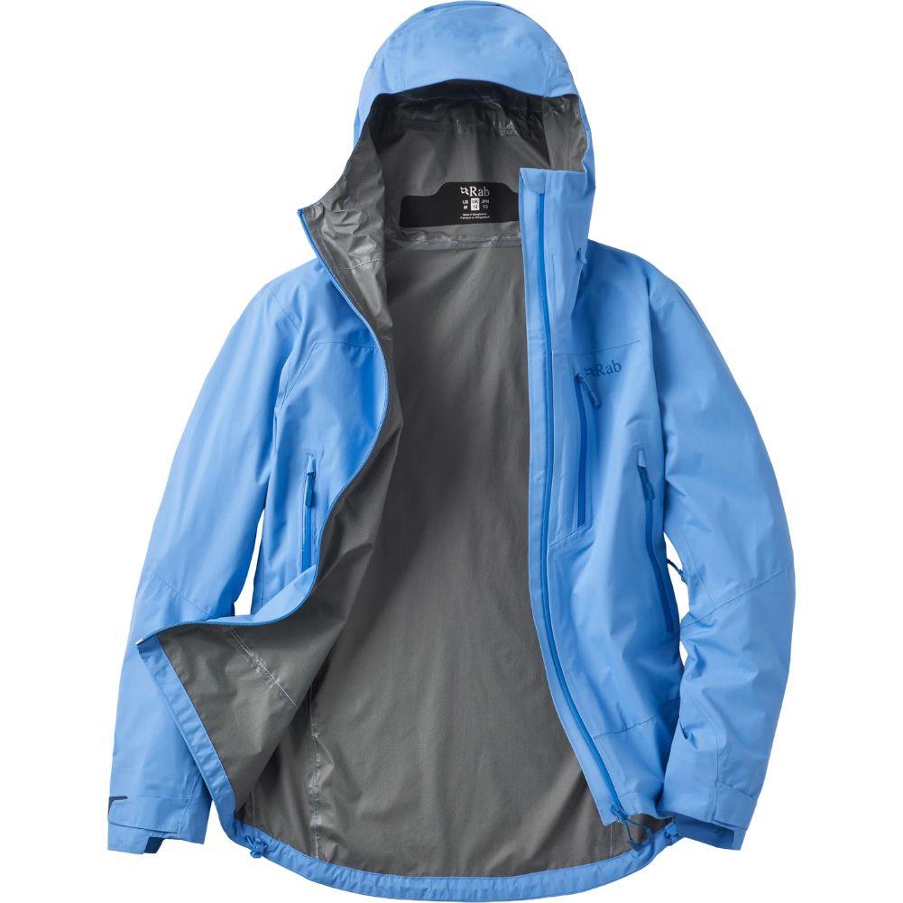 Rab Women's Downpour Mountain Waterproof Jacket (Bluebird) oen