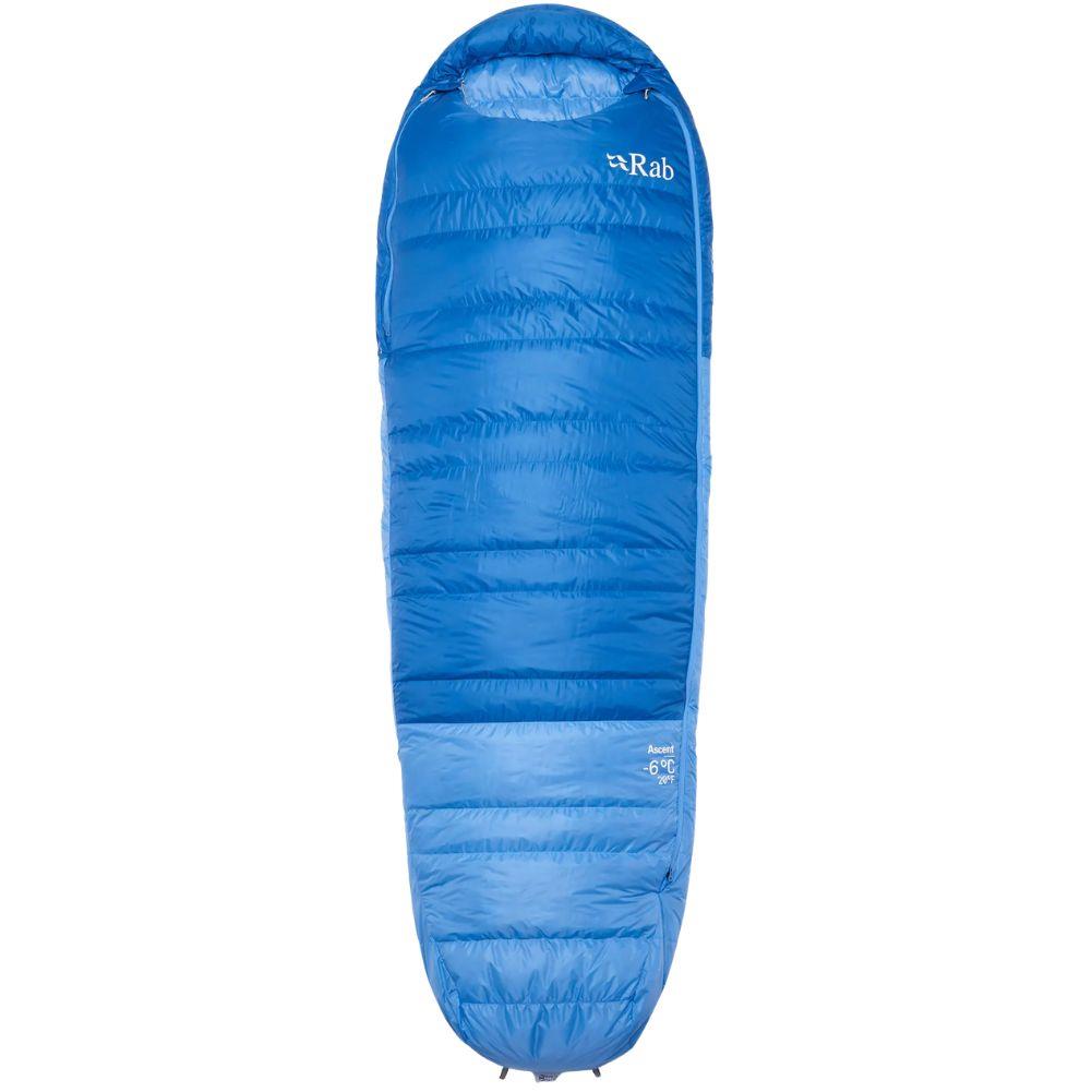 Rab Women's Ascent Down Sleeping Bag (-6°C) - Regular - Left Zip (Dark Bluebird/Bluebird)