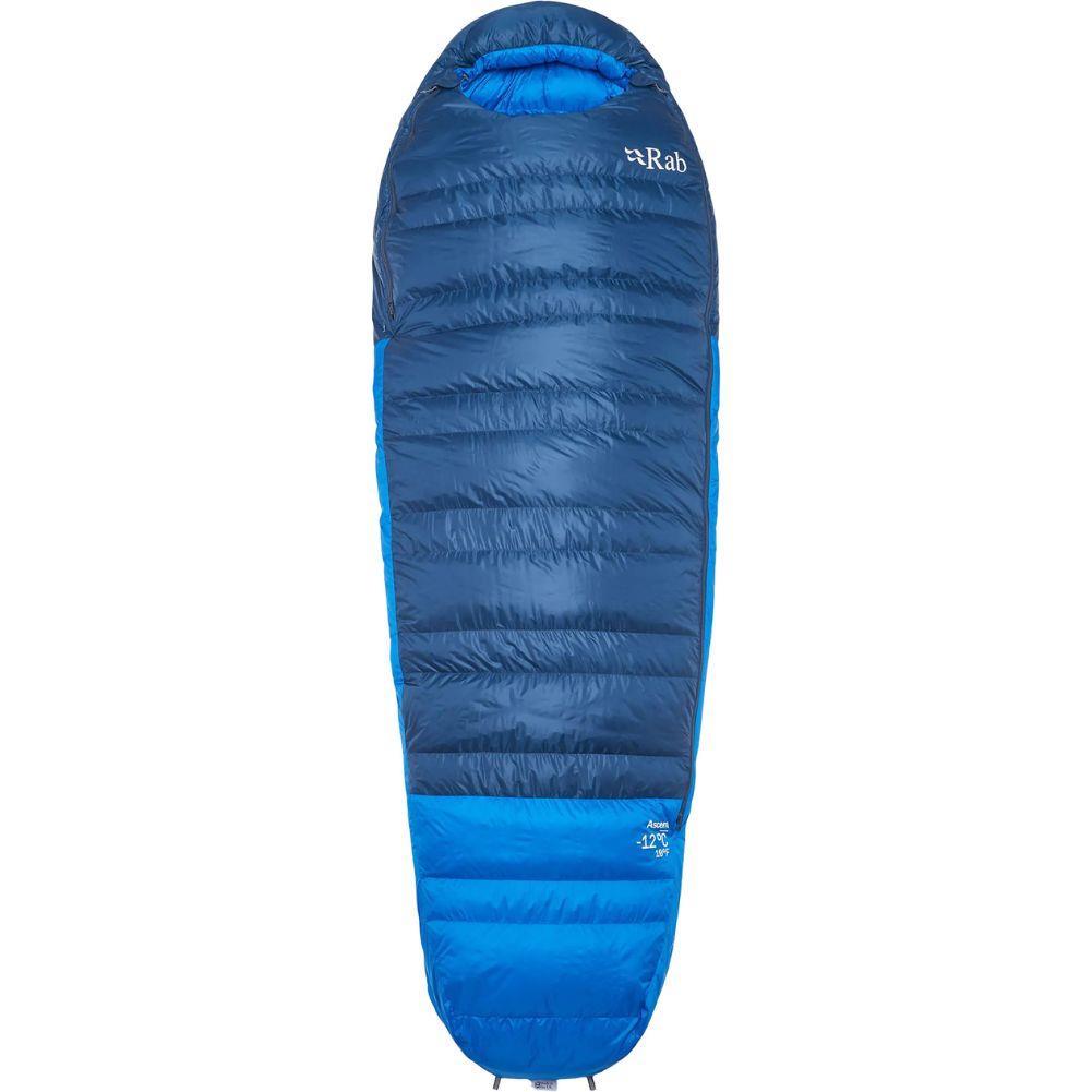 Rab Ascent Down Sleeping Bag (-12°C) - Regular - Right Zip (Tempest Blue/Maya Blue)
