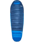 Rab Ascent Down Sleeping Bag (-12°C) - Regular Wide - Left Zip (Tempest Blue/Maya Blue)