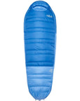 Rab Women's Ascent Down Sleeping Bag (-12°C) - Regular - Left Zip (Dark Bluebird/Bluebird)