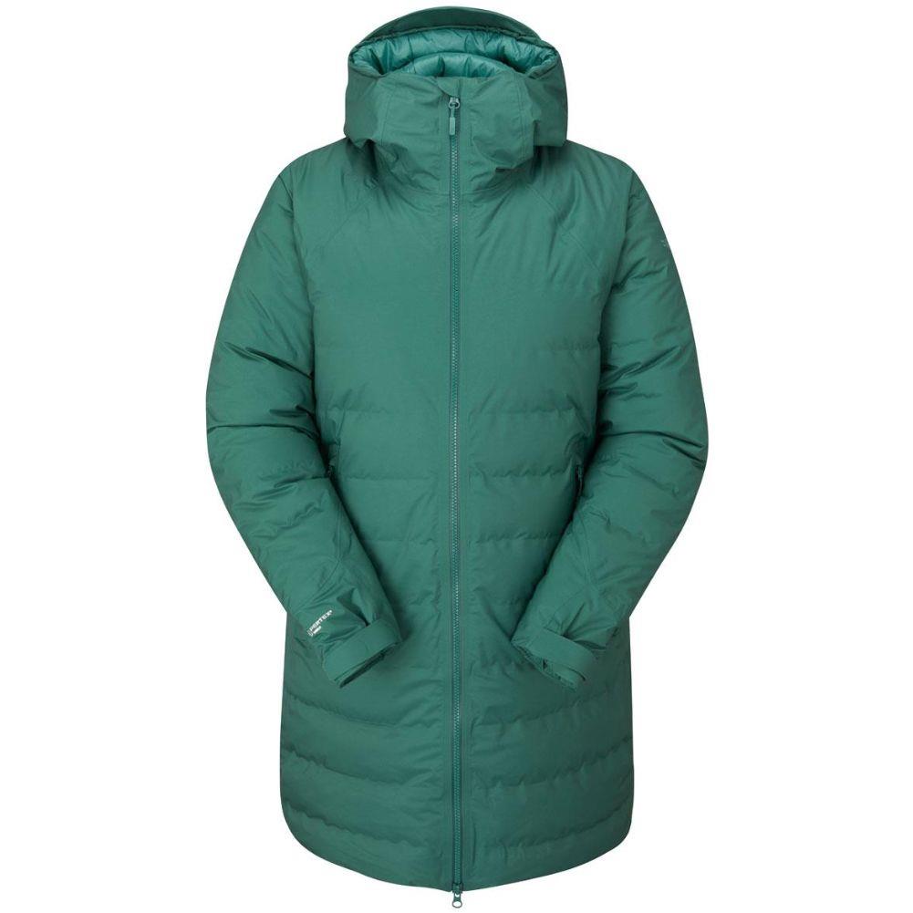 Rab Women's Valiance Waterproof Down Parka (Green Slate)