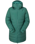 Rab Women's Valiance Waterproof Down Parka (Green Slate)