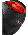 Rab Neutrino Pro 900 Long Down Sleeping Bag (-22C) - Left Zip (Granite) logo