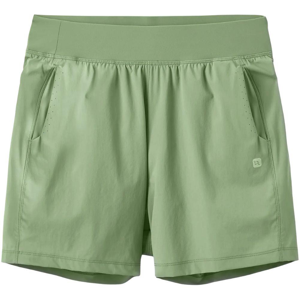 Rab Women's Momentum Shorts - 6" (Dark Fig Green)